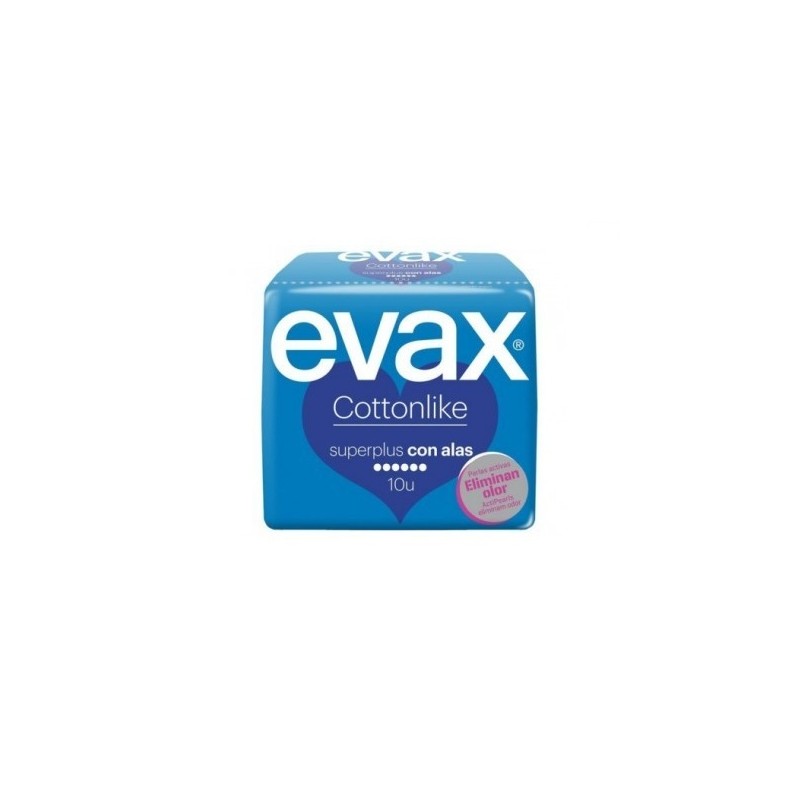 Evax Compresas Cottonlike Super Plus Alas 10