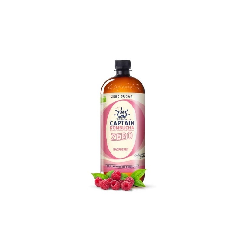 Captain Kombucha Kombucha Zero Frambuesa Bio 1000Ml