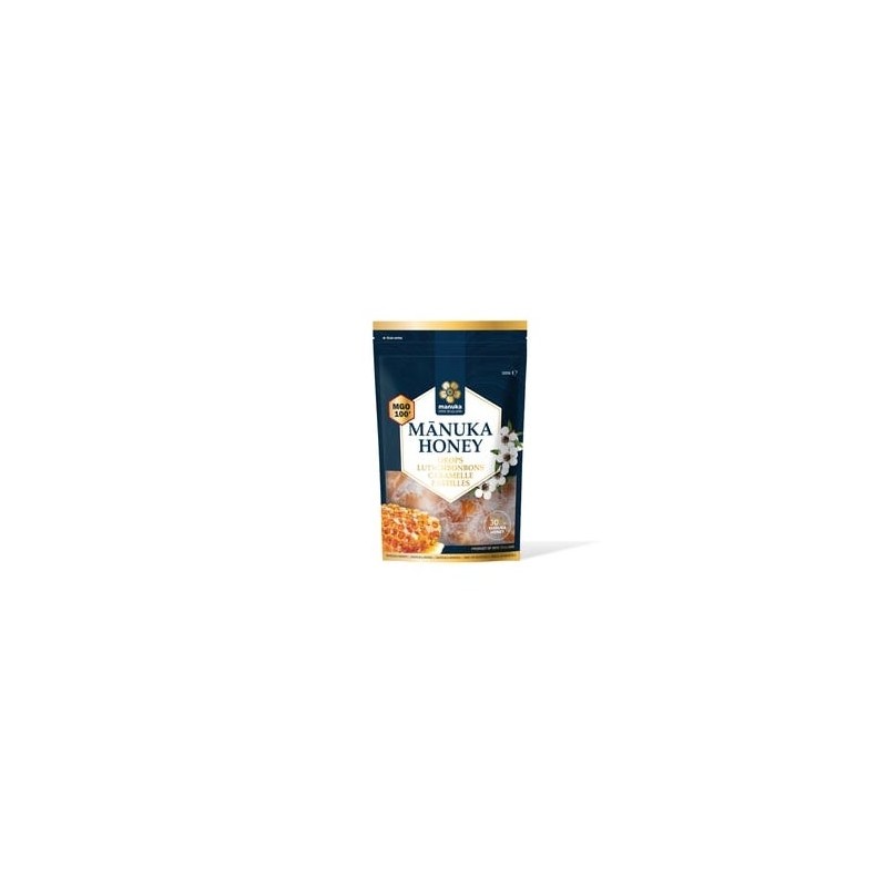 Manuka New Zealand Miel De Manuka Mgo 100+ 30% & Isomalt Caramelos 120G