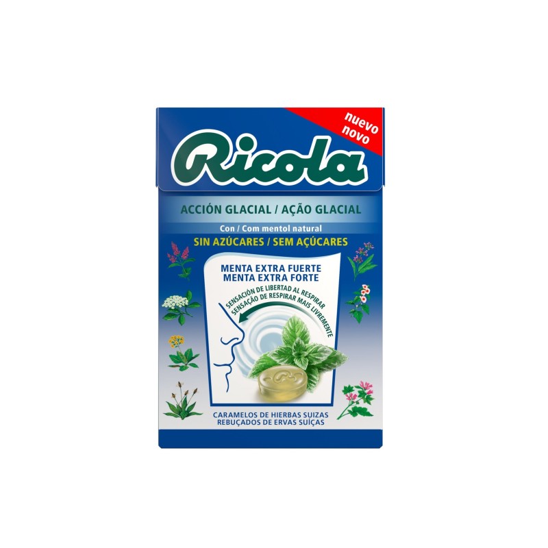 Ricola Caramelos Extra Fuertes Menta 50G