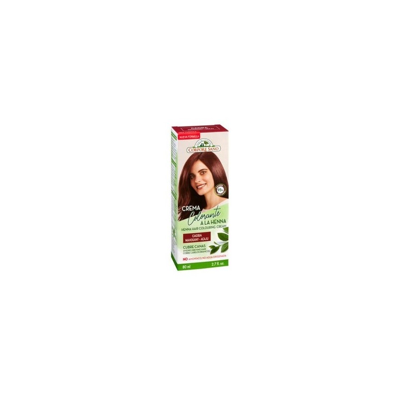 Corpore Sano Crema Colorante Cabello Caoba 80Ml