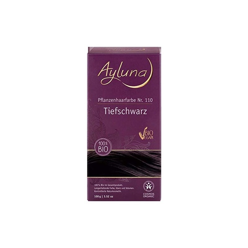 Ayluna Colorante Vegetal N°110 Negro Intenso 100G