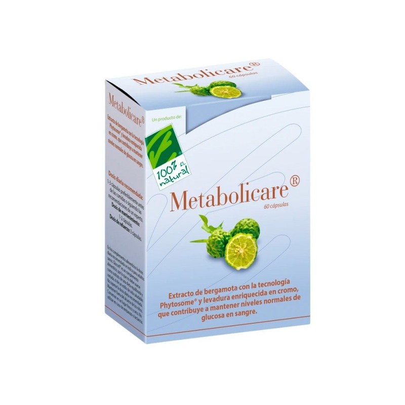 Cien Por Cien Natural Metabolicare 60 Capsulas