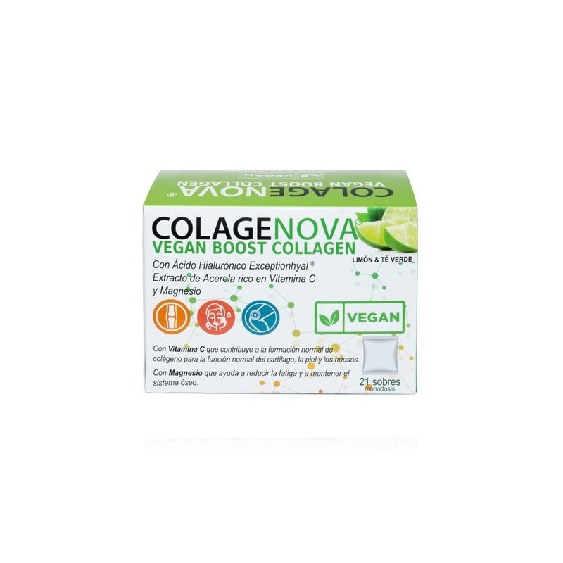 Colagenova Vegan Boost Te Verde Y Limón 21S