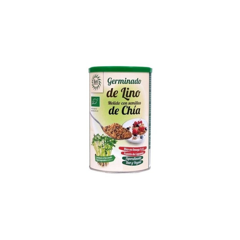 Sol Natural Germinado De Lino Molido Con Chia 300G