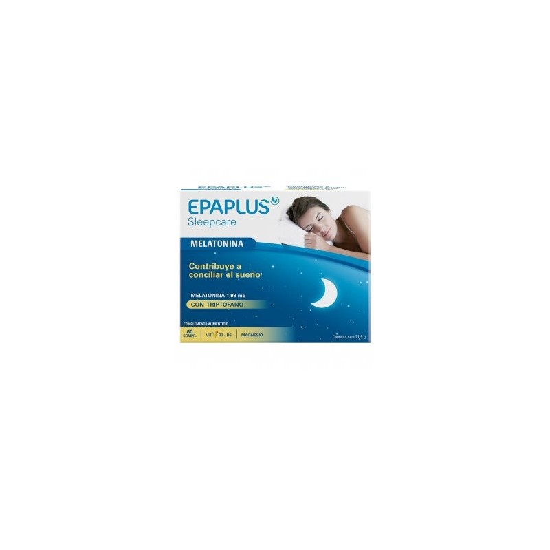 Epaplus Sleepcare Melatonina Con Triptófano 60 Comprimidos