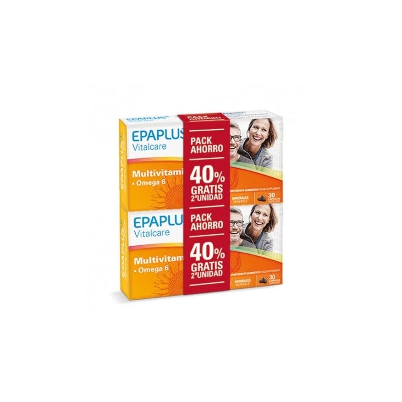 Epaplus Vitalcare Multivitamin + Omega 6 2X30 Cápsulas