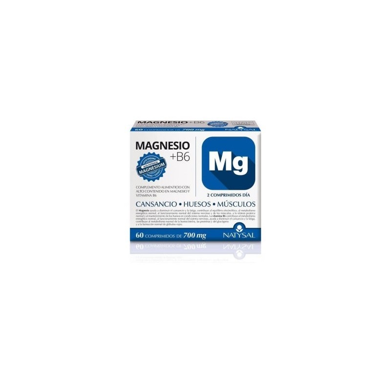 Natysal Magnesio + B6 700 Mg 60 Comprimidos