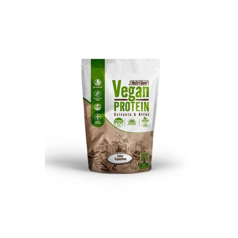 Nutrisport Vegan Protein Vainilla & Cookies 468G