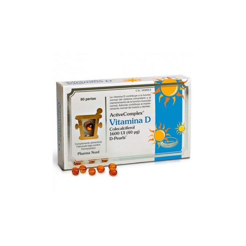 Active Comprimidoslex Vitamina D 1600Ui. 80 Perla