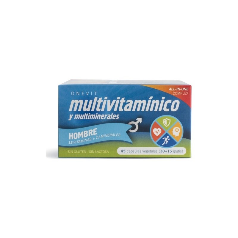 Onevit Multivitaminico Hombre 30+15Caps