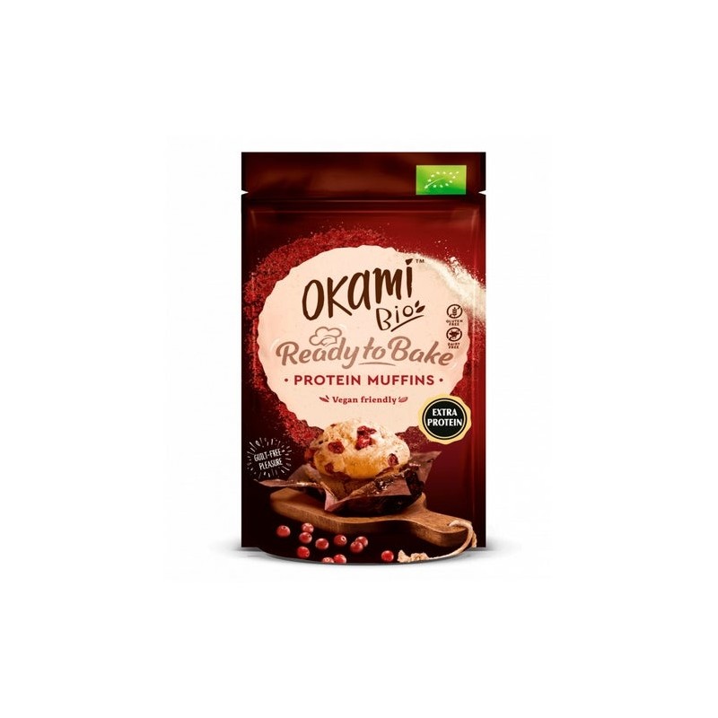 Okami Bio Muffin Proteína Guisante Arándanos 134G