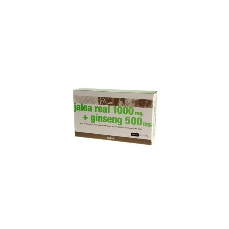 Muria Jalea Real 1000Mg + 500Mg Ginseng 20X10Ml