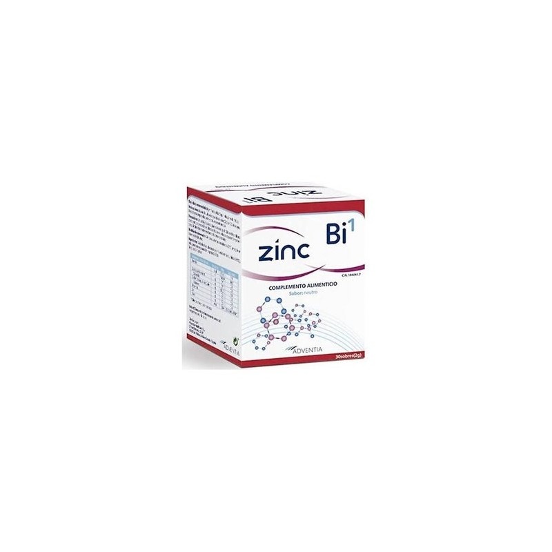 Adventia Healthcare Bi1 Zinc Sabor Neutro 2G 30Sob