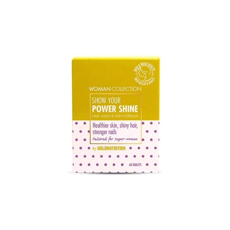 Gold Nutrition Power Shine Hair, Skin & Nails Formula 60 Tabletas