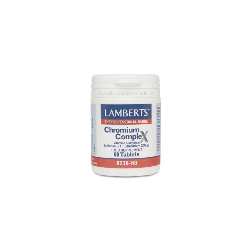 Lamberts Complejo De Cromo 60 Comprimidos