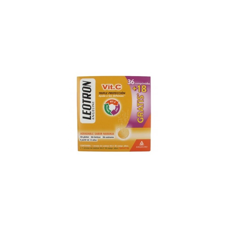 Leotrón Vitamina C 36 Comprimidos + 18 Comprimidos