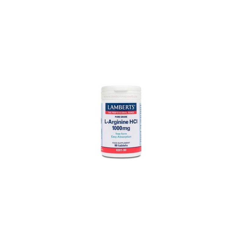 Lamberts L-Arginina Hci 1000Mg 90 Comprimidos