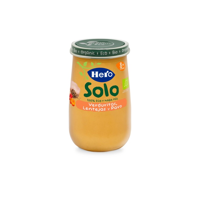 Hero Baby Solo Eco Verduras Lentejas Y Pavo 190G