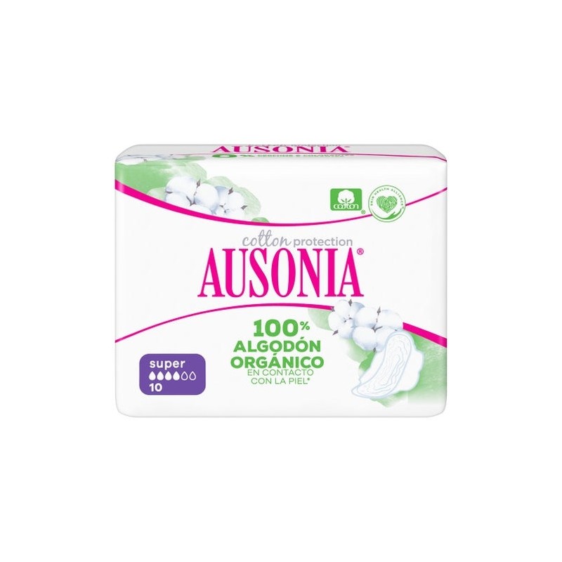 Ausonia Natural Super Alas 10 Uds