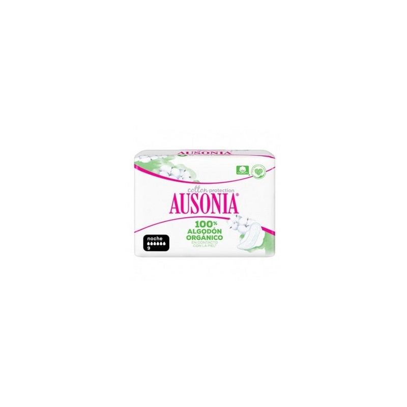 Ausonia Natural Noche Alas 9 Uds