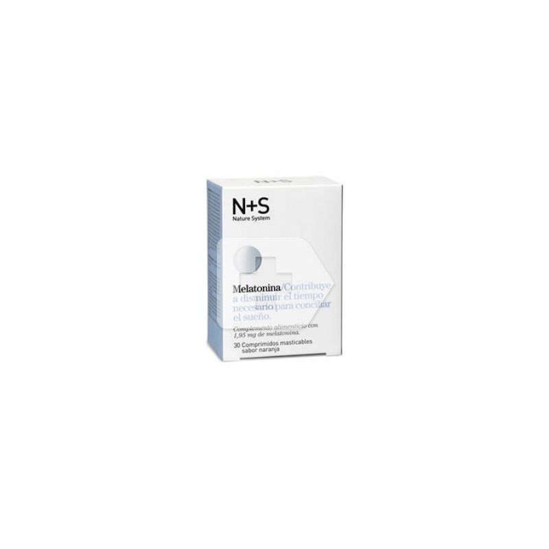 N+S Melatonina 30 Comprimidos Masticable