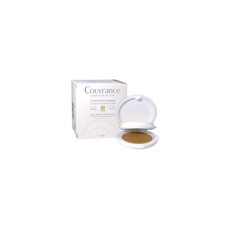 Avene Couvrance Compact F30 Piel Normal Y Mixta Natural