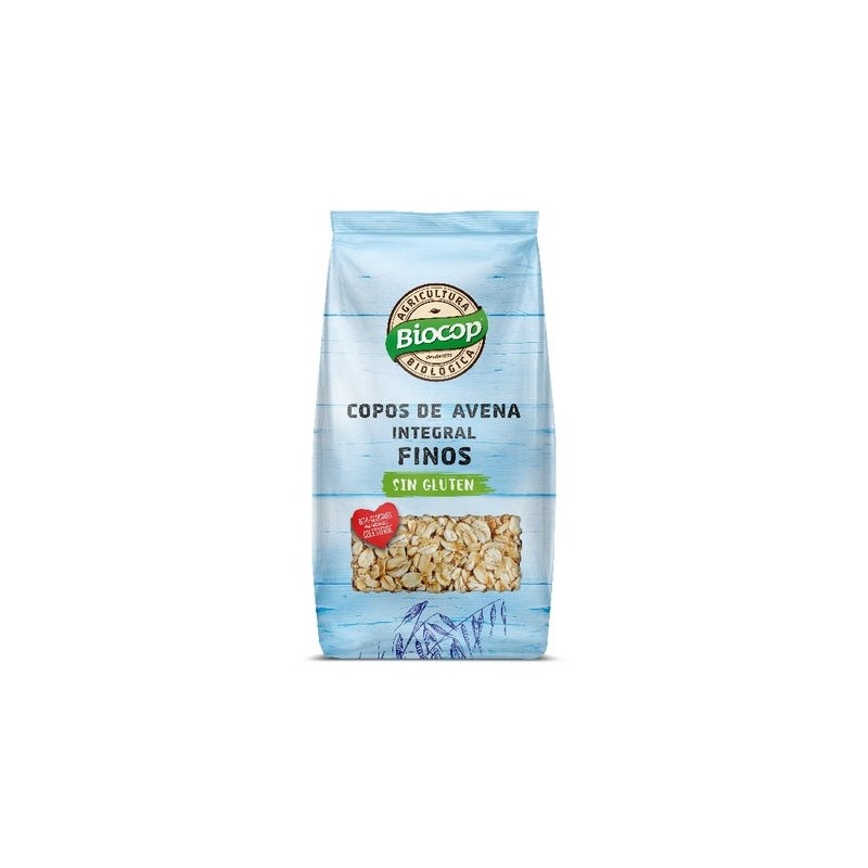 Biocop Copos De Avena Finos Integrales Bio Sin Gluten 500G