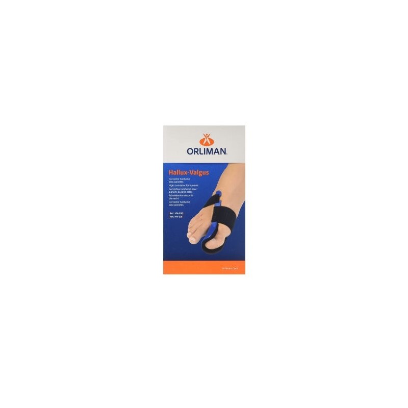 Orliman Hallux Valgus Termoplastico Feetpad Acp902 T-3 Derecho