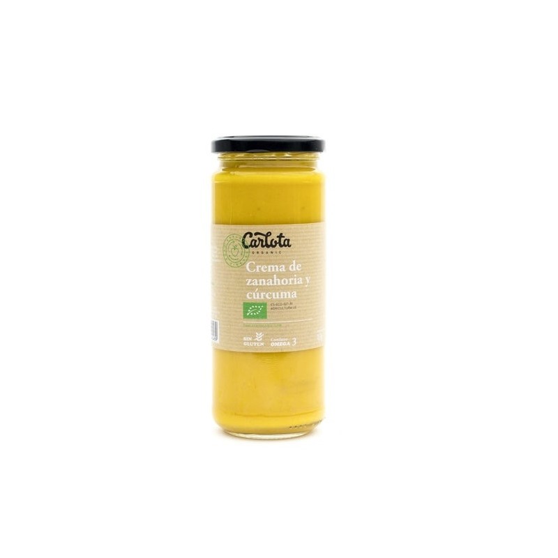 Carlota Organic Crema Zanahoria Curcuma Bio 450G