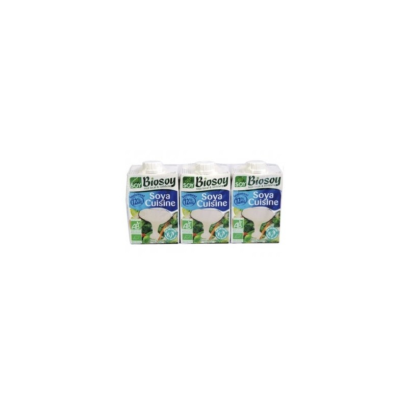 Bio Soy Crema Soya Cuisine Bio 3X200Ml