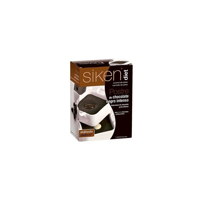 Sikendiet Postre Choco Negro 25Grx7Sob.