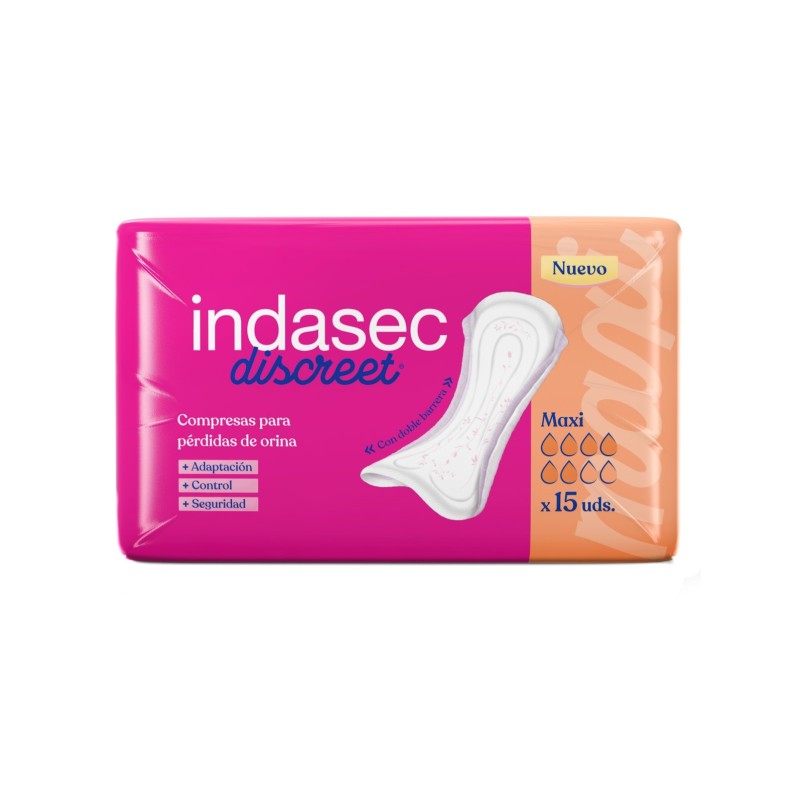 Indasec Discreet Maxi 15 Uds