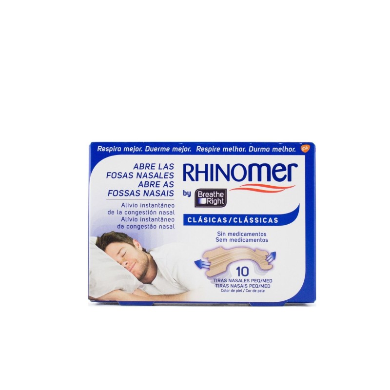 Breathe Right Tira Nasal Peq/Med 10 Und