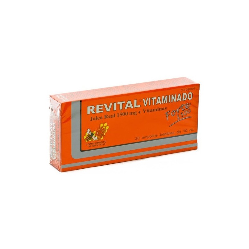 Revital Vitaminado Forte 20 Amp. 1500 Mg