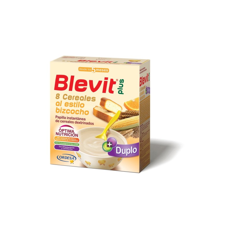 Blevit Plus Duplo 8 Cereales Al Estilo Bizcocho 2X300G