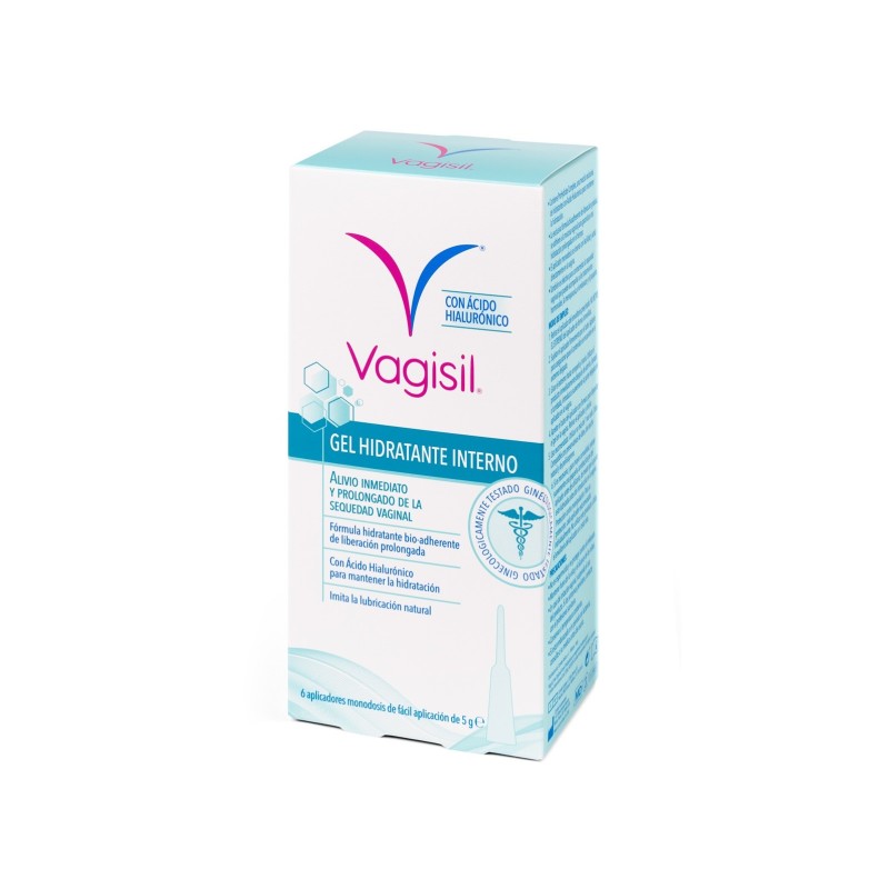 Vagisil Íntima Gel Hidratante Interno 6Ud X 5G