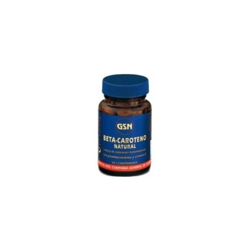 Gsn Betacaroteno Natural 50Comp