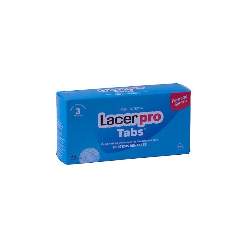 Lacer Pro Tabs Limpiador Prótesis