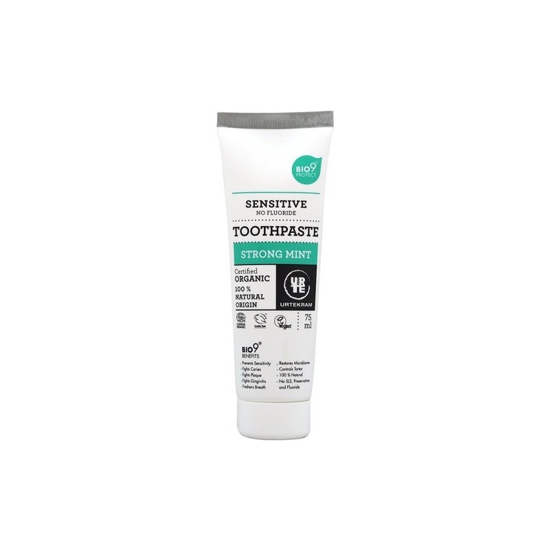 Urtekram Dentifrico Menta Fuerte Bio 75Ml