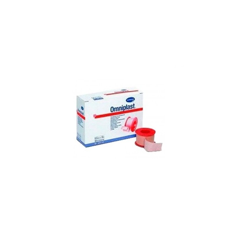 Omniplast Esparadrapo Tela Rosa 5Mx2,5Cm