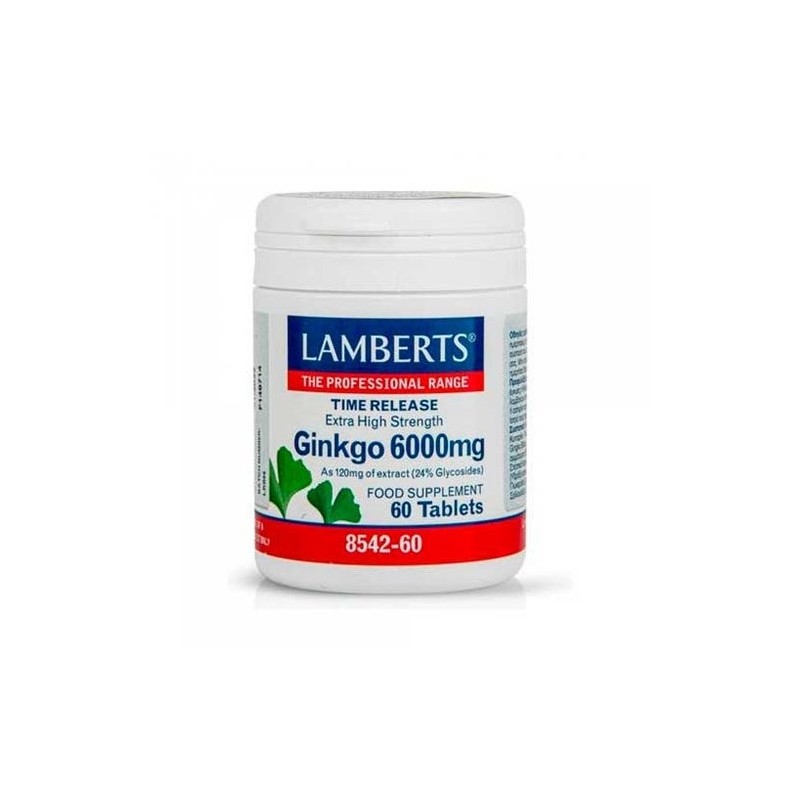 Lamberts Ginkgo Biloba 6000 Mg 60Tabs