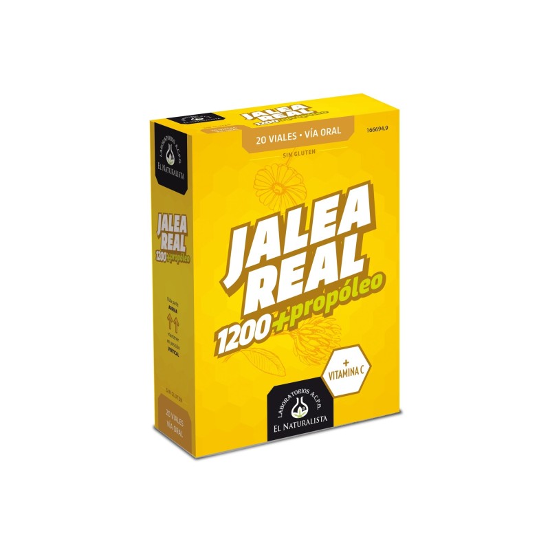 El Naturalista Jalea Real 1200 + Propoleo 20 Ampollas