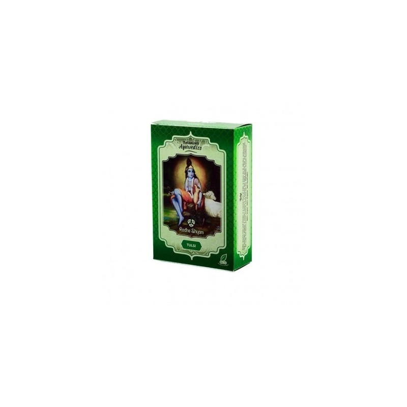 Radhe Shyam Tulsi Polvo Tratamiento Capilar Natural 100G