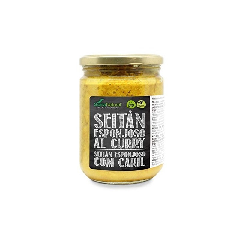 Soria Natural Seitan Esponjoso Curry 375G