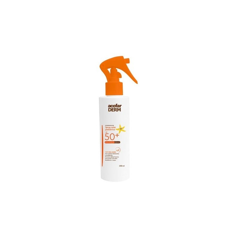 Acofarderm Spray Solar Pediátrico Spf50+ 200Ml