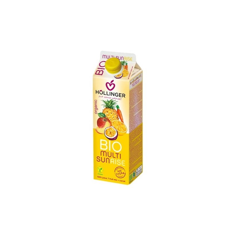 Höllinger Zumo Multi Sunrise Multifrutas Bio 1L