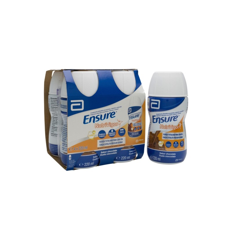 Ensure Nutrivigor Chocolate 220Ml X 4Uds