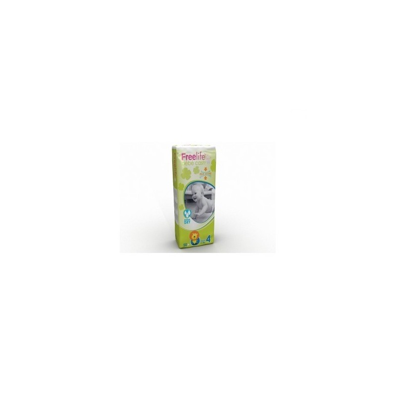 Freelife Pañal Bebecash 4 Maxi 7-18Kg 48Uds