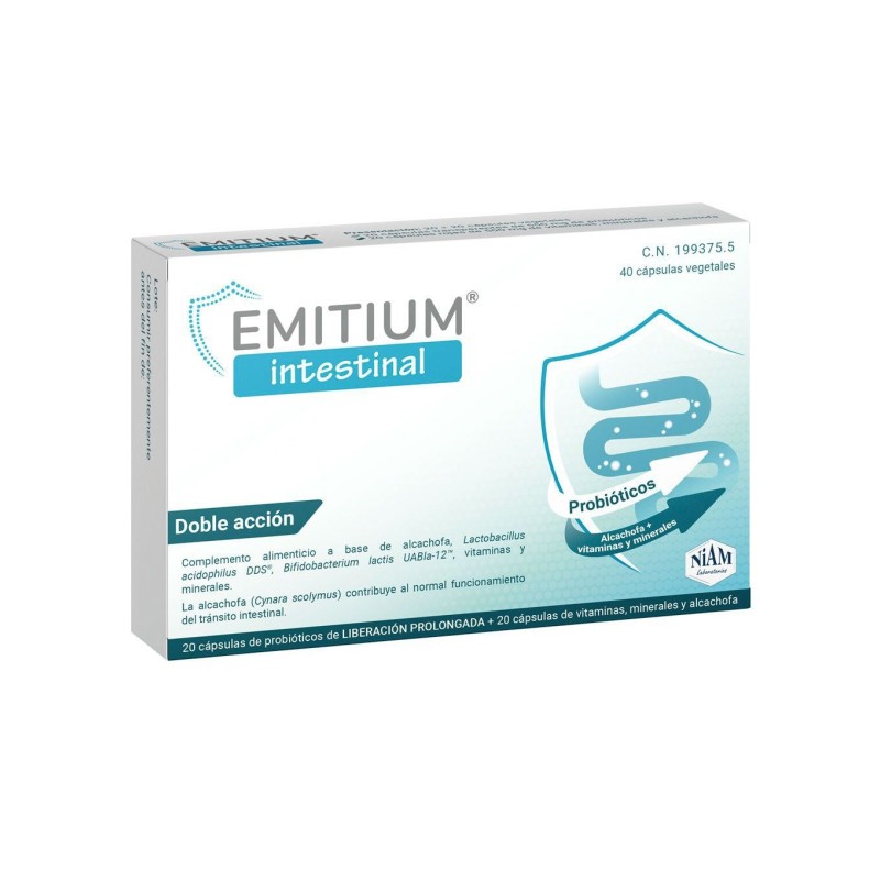 Niam Emitium Intestinal 40 Cápsulas